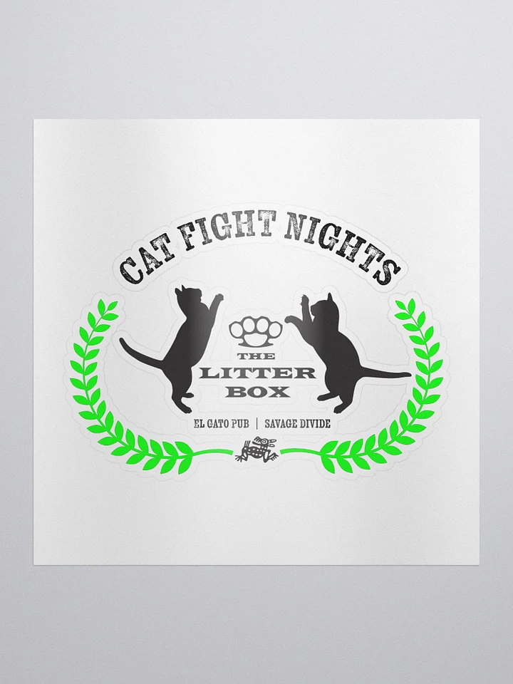 Cat Fight Nights Decal product image (1)