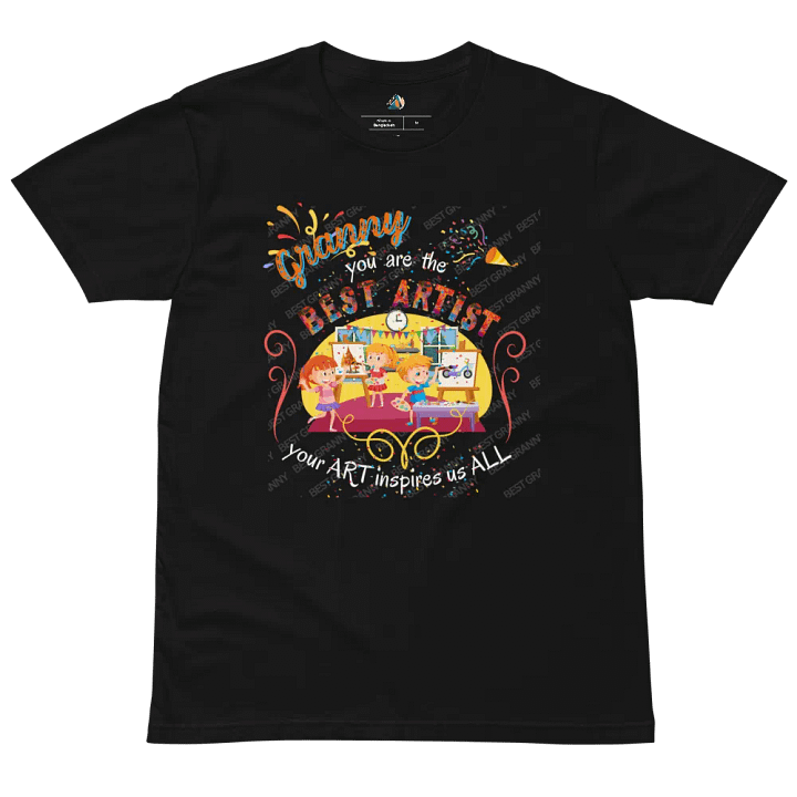 T shirt grandma depicting ‘Granny’you are the best Artist” you inspires  us all. product image (2)