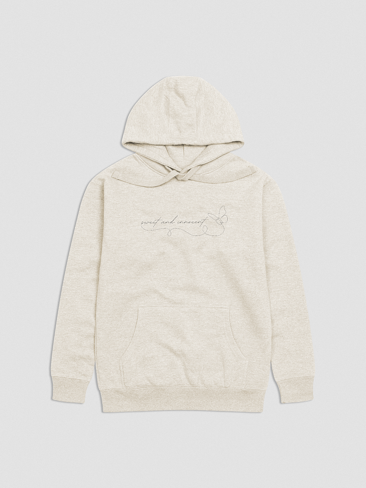 Sweet and innocent unisex hoodie, black product image (1)