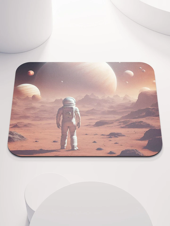 Astronaut On Alien Planet Mouse Mat product image (1)