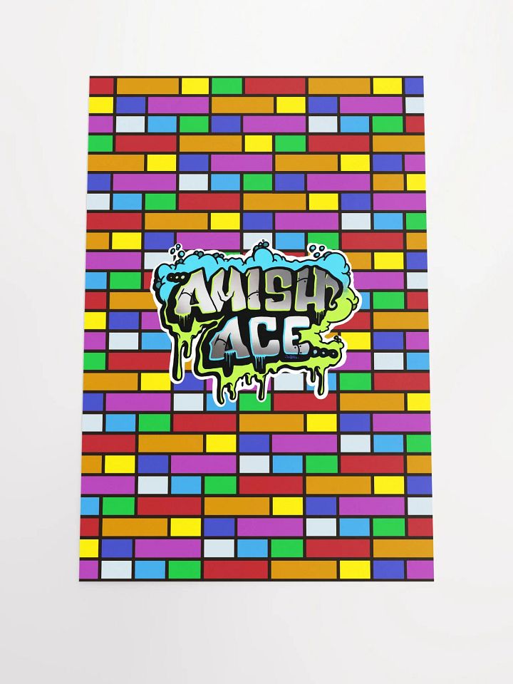 Amish Ace Graffiti Matte Paper Poster (12