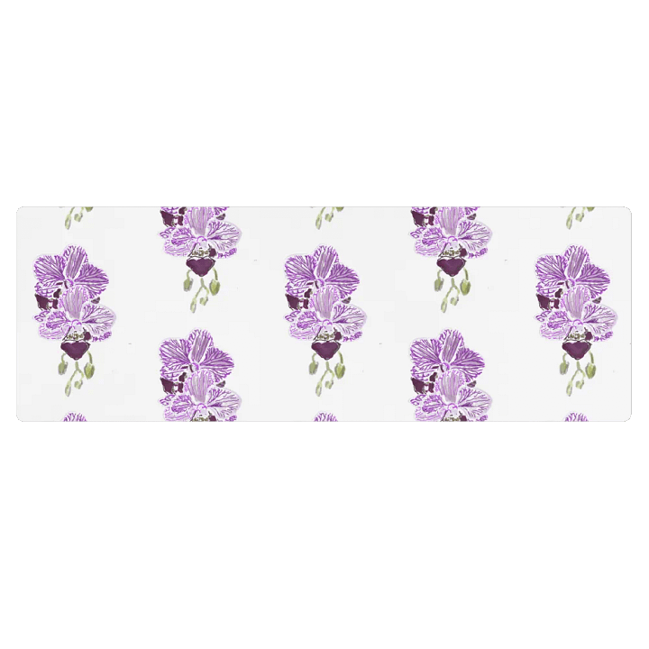 Miniaday Designs Purple Orchid Yoga Mat product image (1)