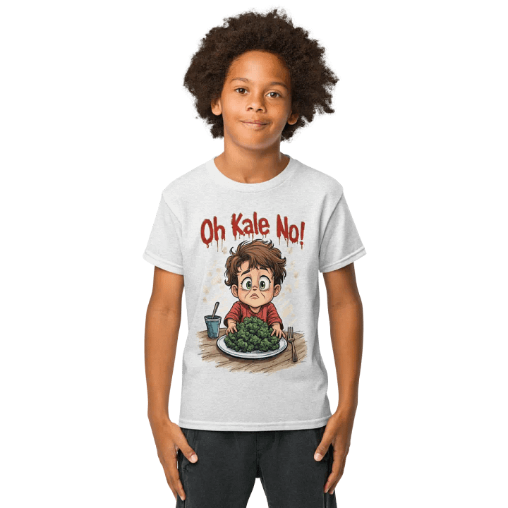 Oh Kale No! Youth Moisture-Wicking Sports Tee product image (9)