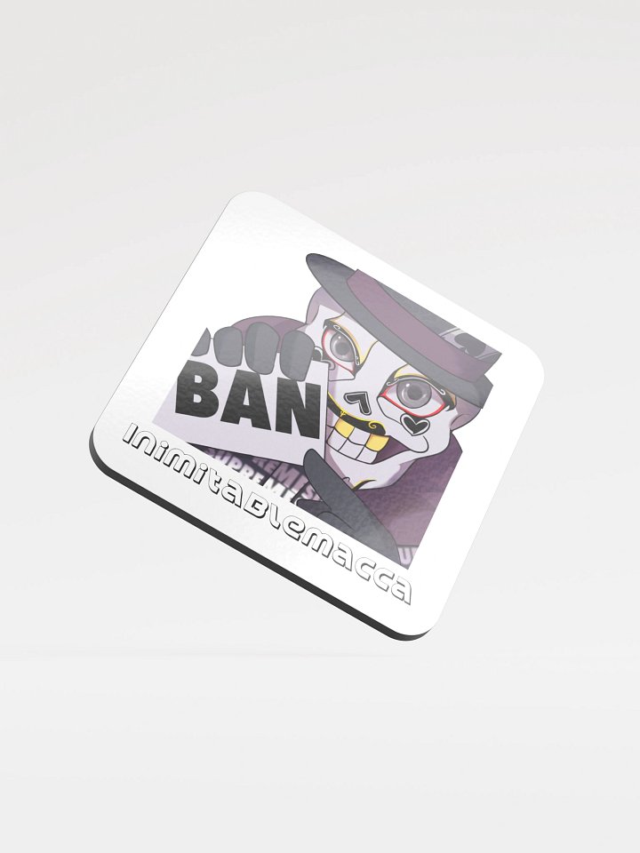 Macca's Ban Emoji on a coaster! product image (1)