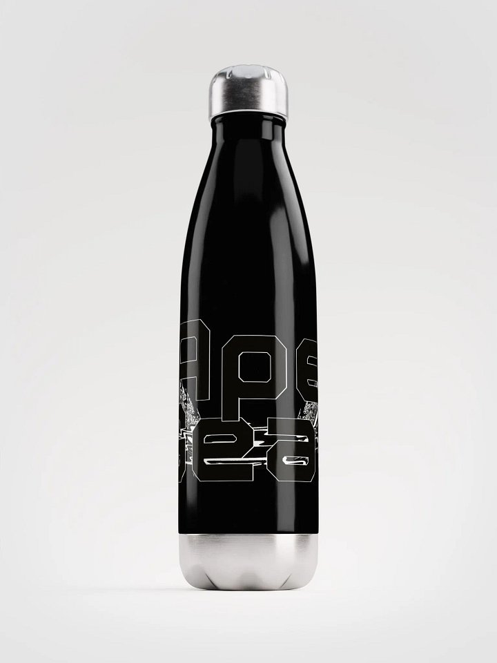 Stainless Water Bottle - Black HApex Gear White Logo product image (2)