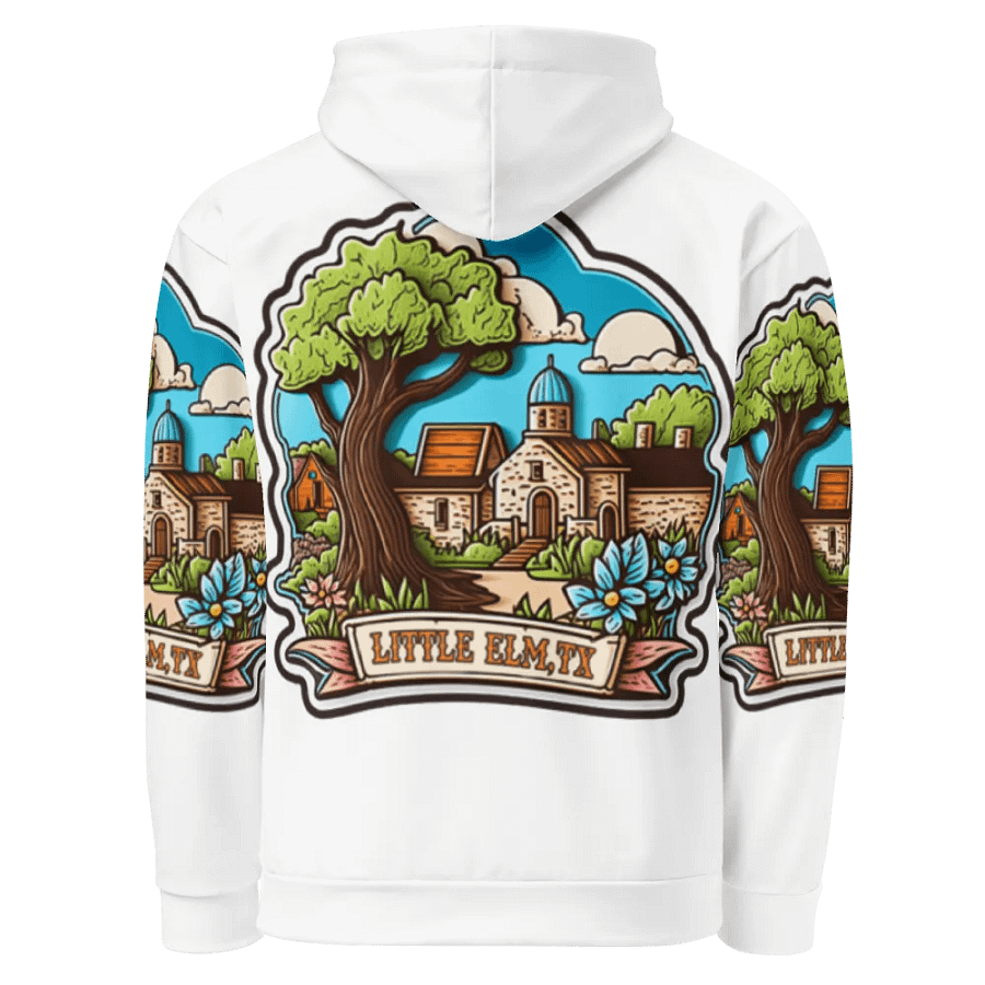 Little Elm Texas All-Over Scenic Hoodie product image (3)