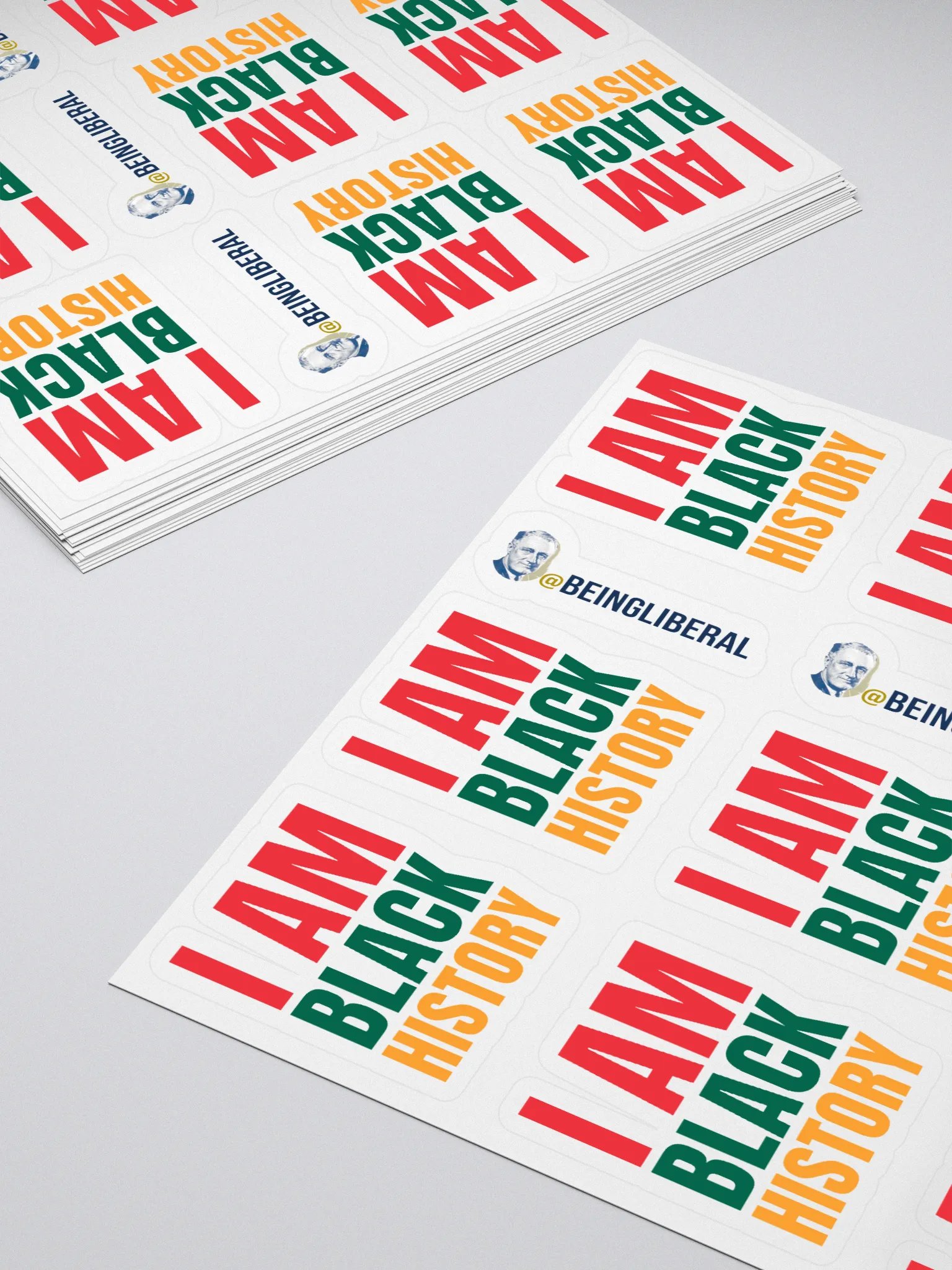 I Am Black History Stickers - Being Liberal product image (4)