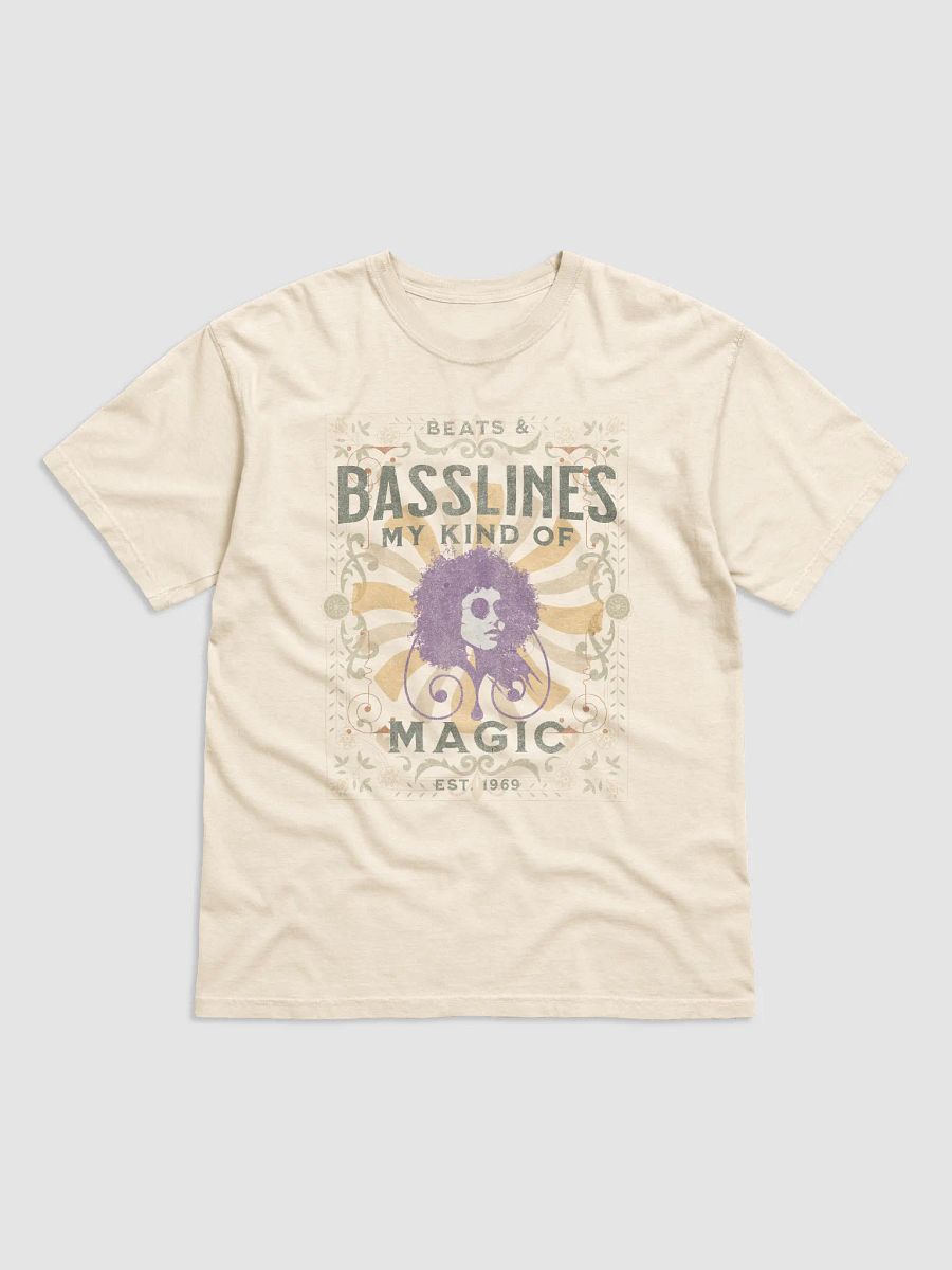 Psychedelic Beats & Basslines 1969 T-Shirt - Retro Music Vibes product image (1)