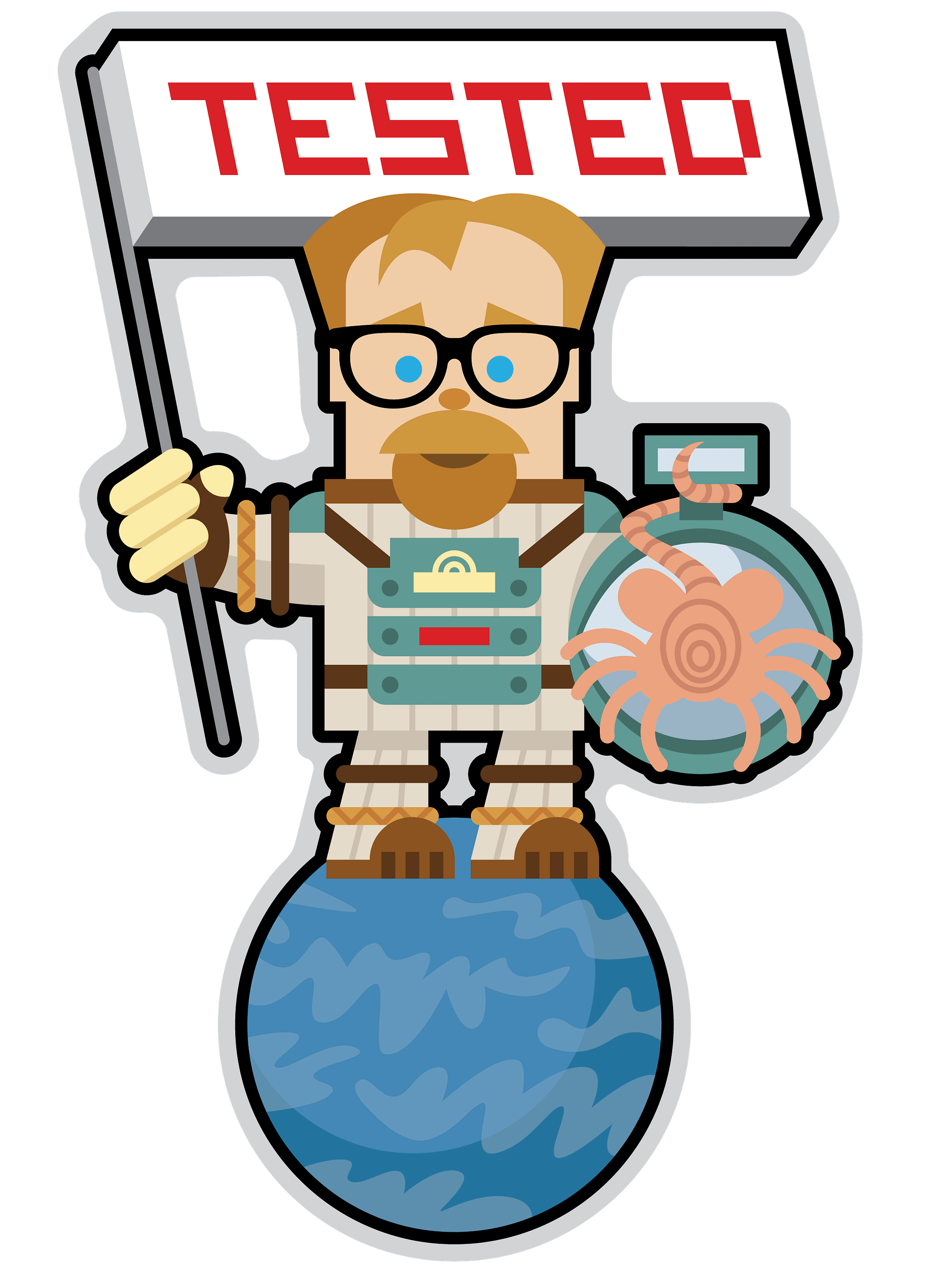 Savage Spacesuit Sticker Four-Pack product image (4)
