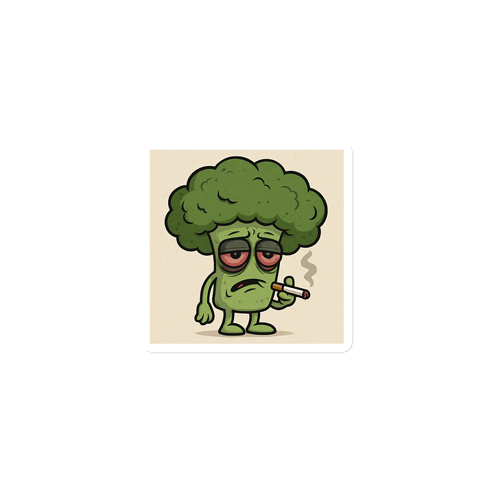 Strung Out Broccoli Refrigerator Magnet product image (1)