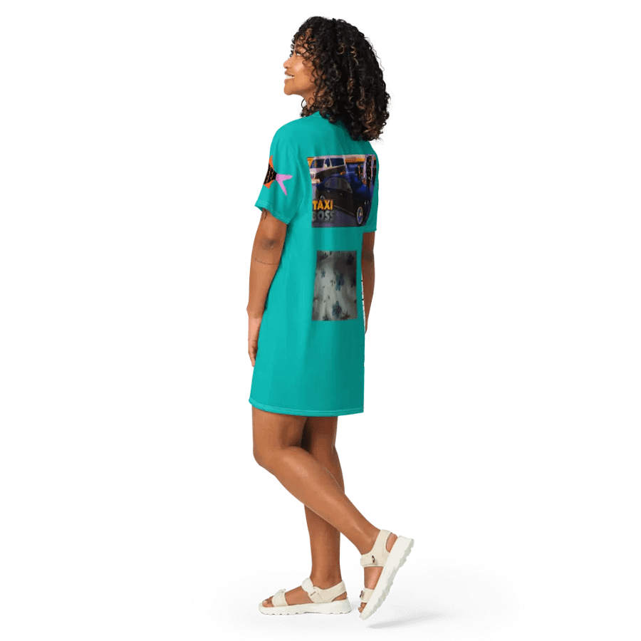 Váy thun in toàn thân/Full body printed T-shirt dress product image (11)