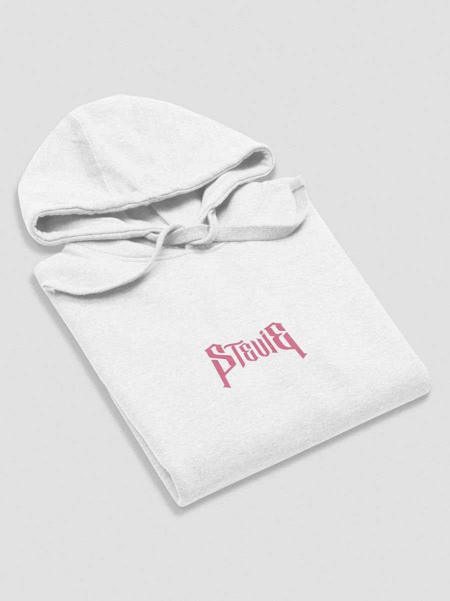 Premium Hoodie Stevie FKN Life (White/red) product image (6)