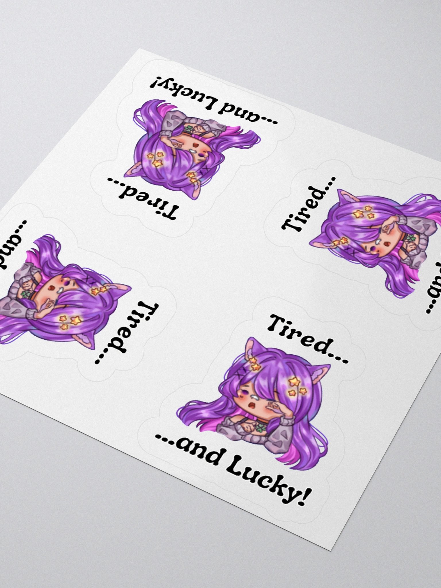 Typically Tired Sticker Set product image (10)