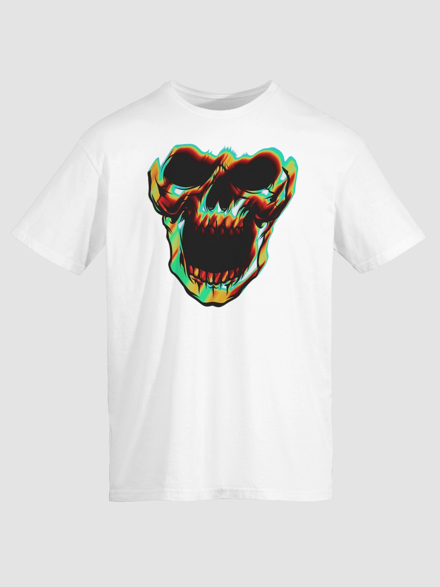Fiery Skull Unisex Tee product image (141)