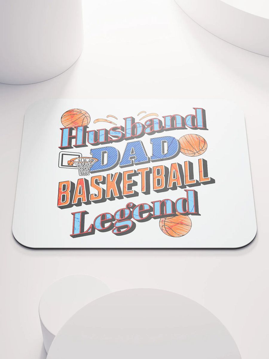 Husband Dad Basketball Legend Mouse Pad product image (2)