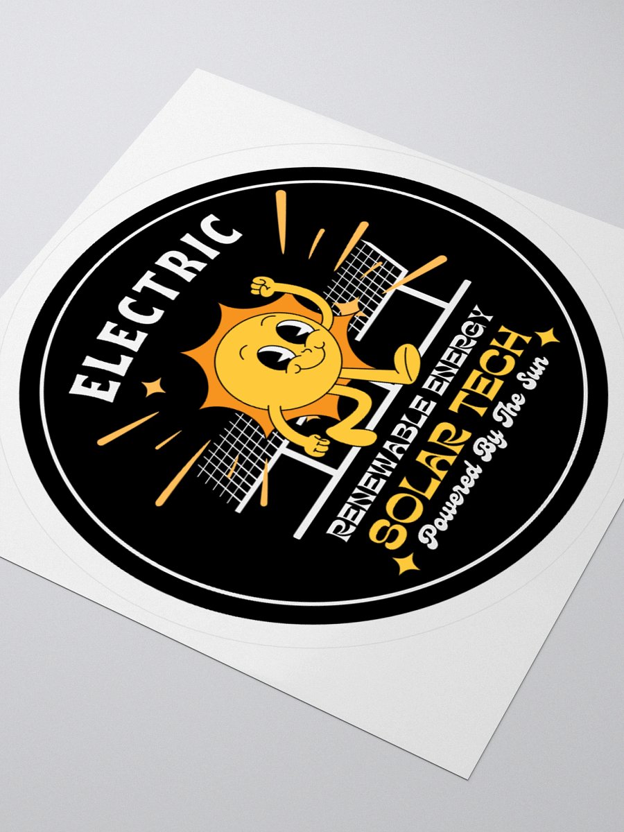 Powered by Solar Sticker product image (9)