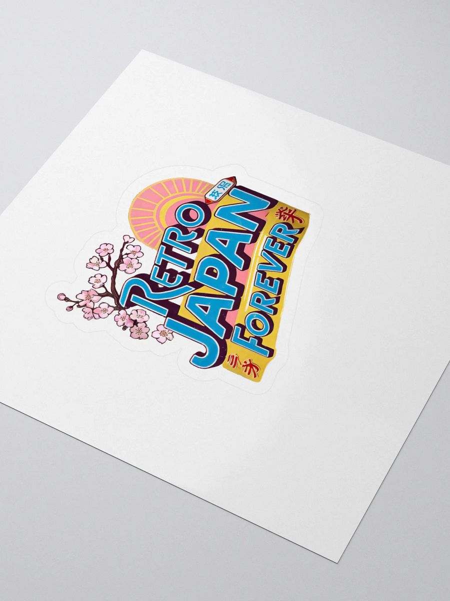Retro Japan Forever Kiss Cut Stickers product image (3)