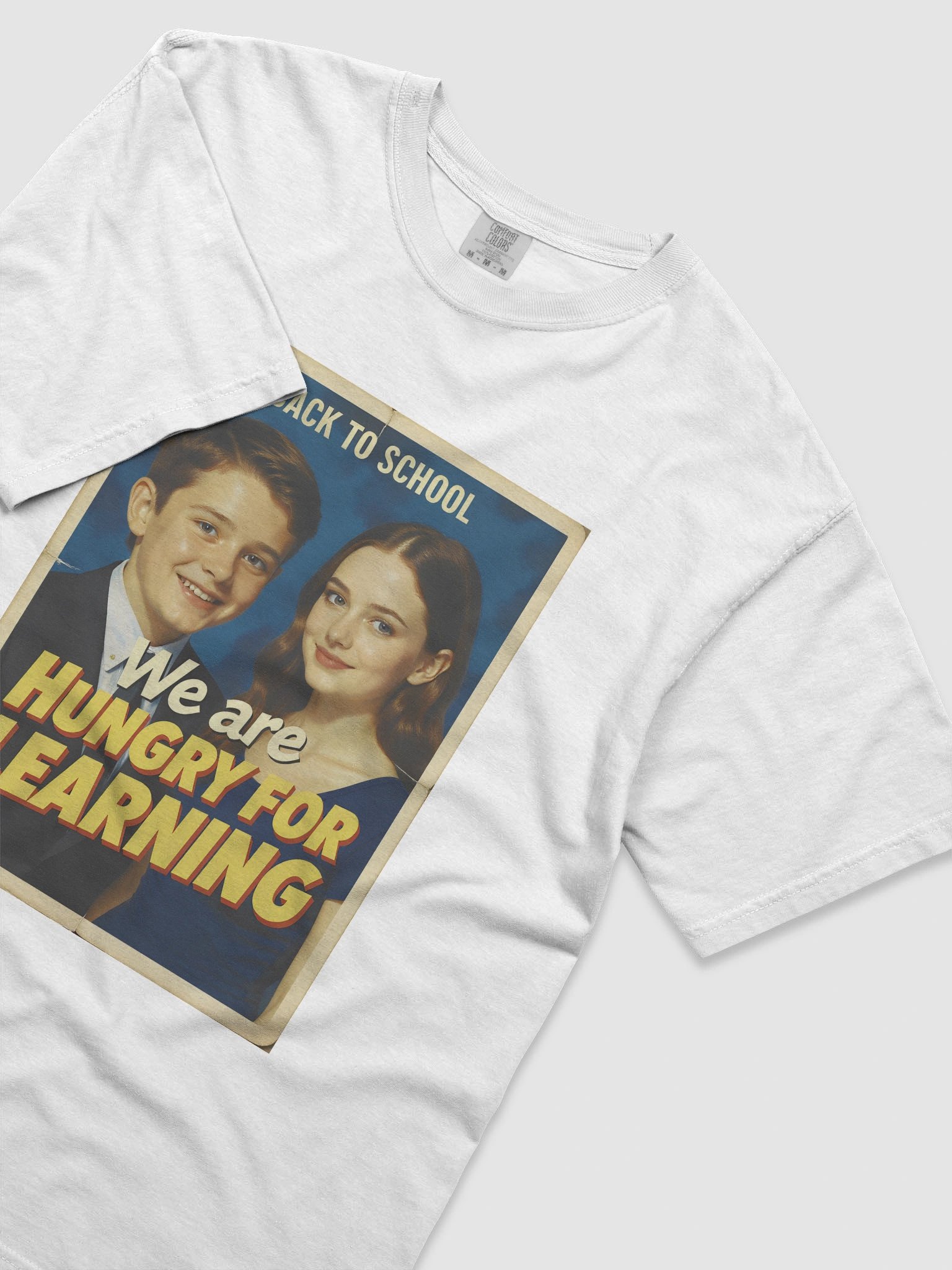 Hungry for Knowledge Retro T-Shirt product image (3)