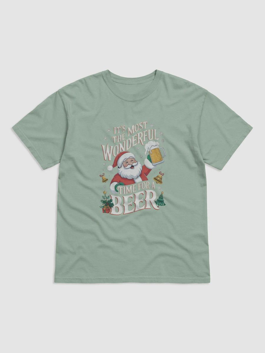 Santa’s Holiday Cheers Comfort Colors Garment-Dyed Heavyweight T-Shirt product image (1)
