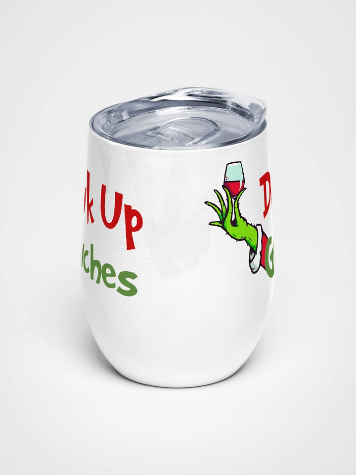 Drink Up Grinches Wine Tumbler product image (1)