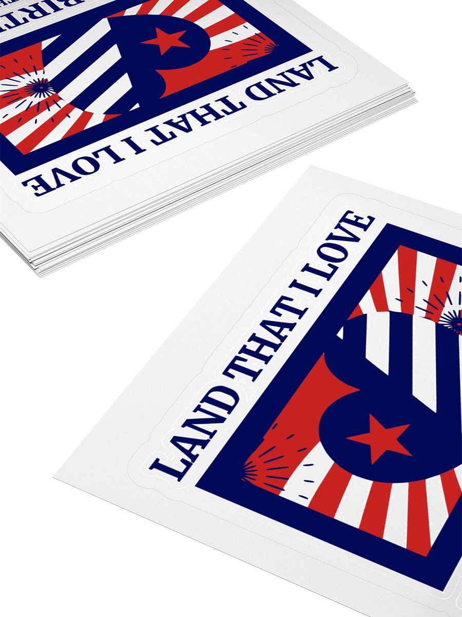 Patriotic 4th of July Kiss Cut Stickers product image (4)