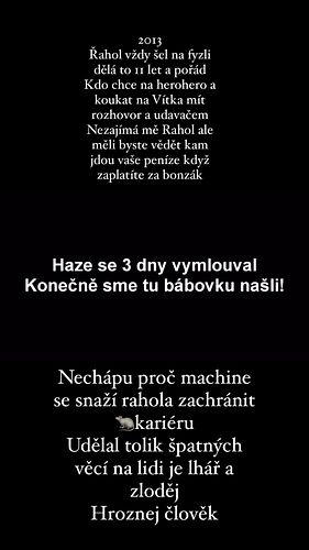 @realrahol první česky gadžo kdo na mě bonzoval .. nikdy nezapomenu a vy byste taky neměli
