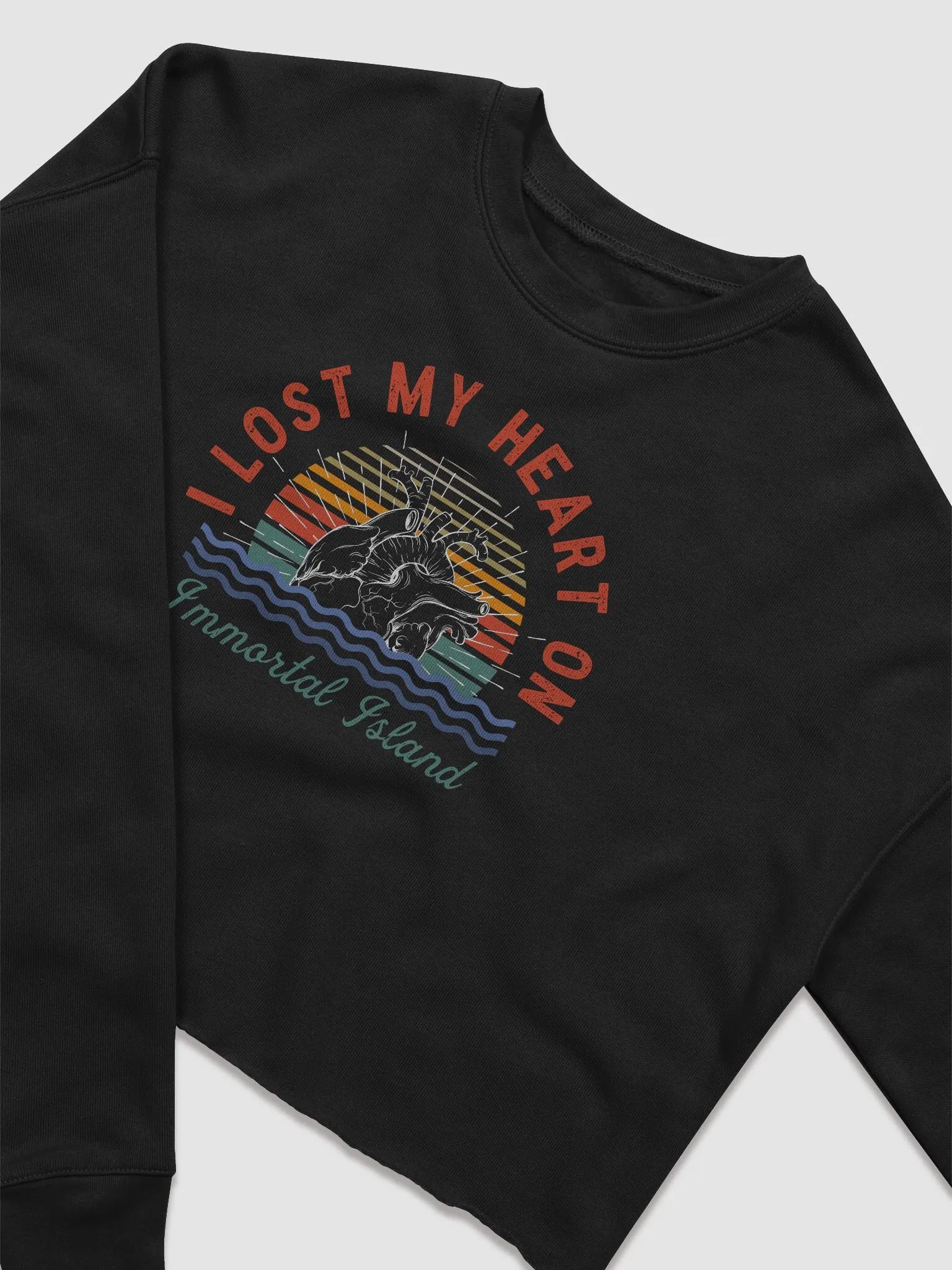I Lost My Heart Crop Sweatshirt product image (3)