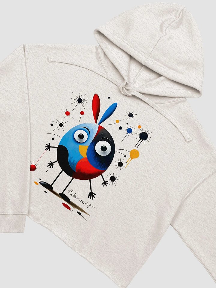 Bella+Canvas Fleece Crop Hoodie product image (1)