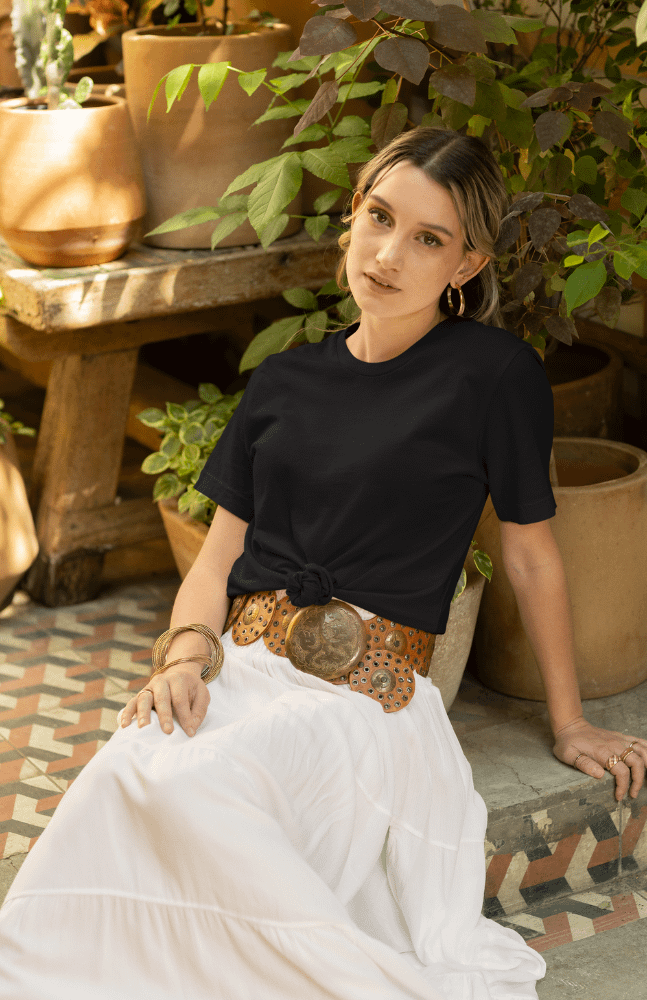 Classic Black T-Shirt - Bella+Canvas Supersoft T product image (1)
