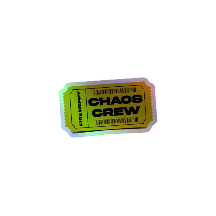 Chaos Crew Ticket Sticker product image (1)
