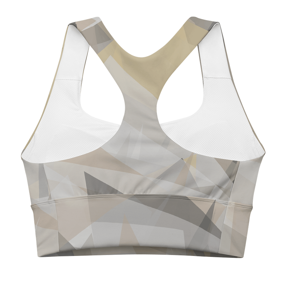 Geometric Fusion Recycled Sports Bra product image (6)