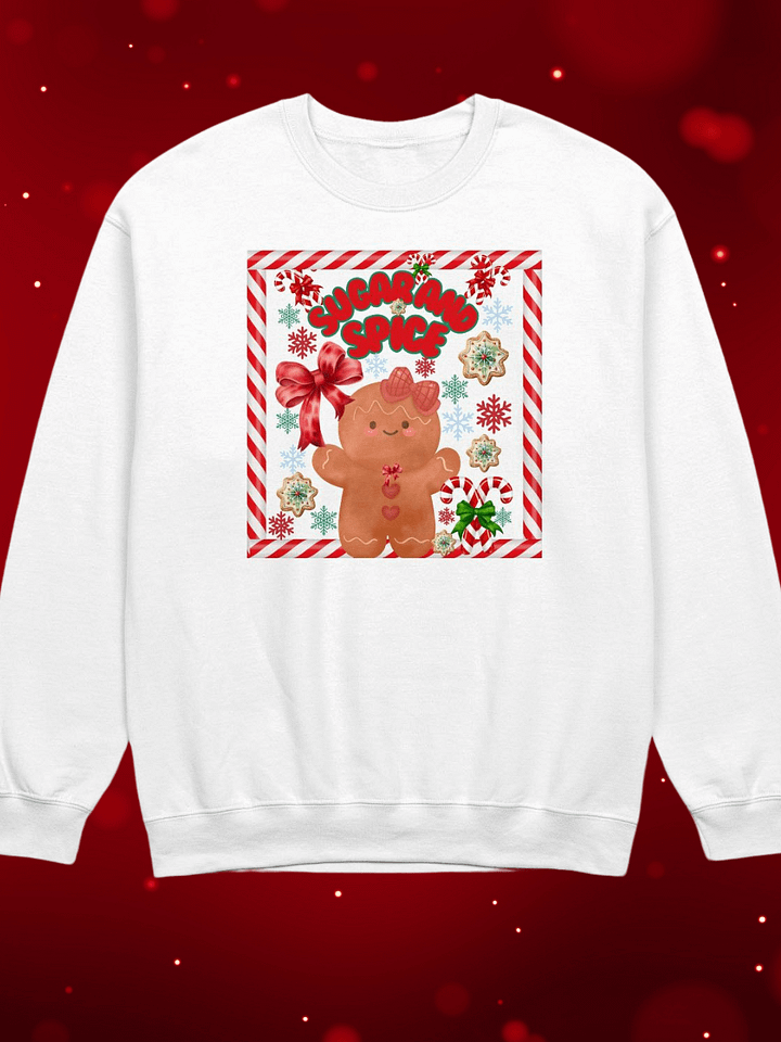 Sugar and Spice Gingerbread Sweatshirt (Red) product image (2)