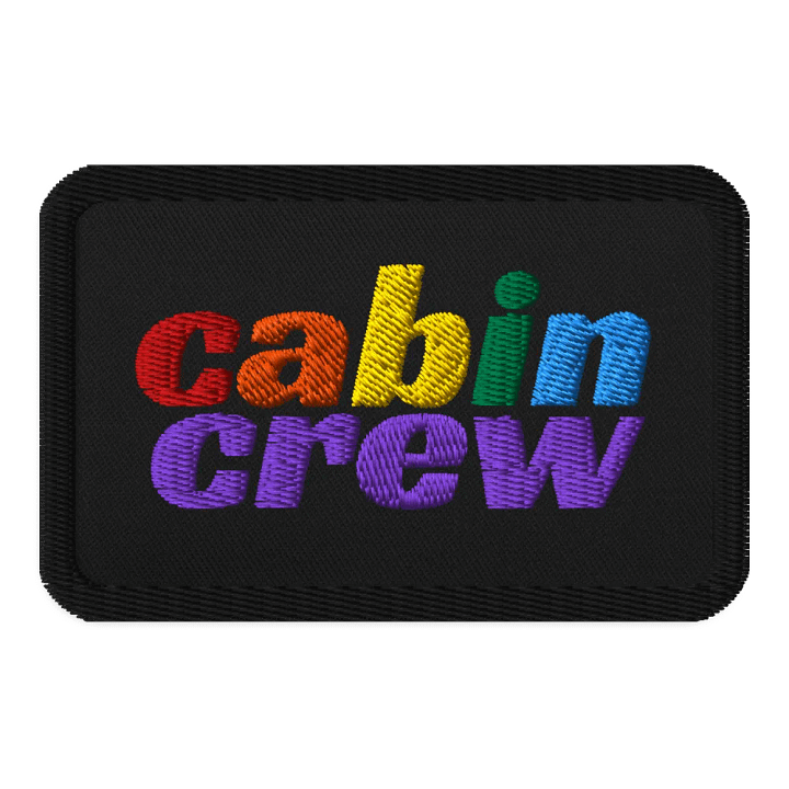 Cabin Crew (Pride Colours) - Embroidered Patch product image (1)