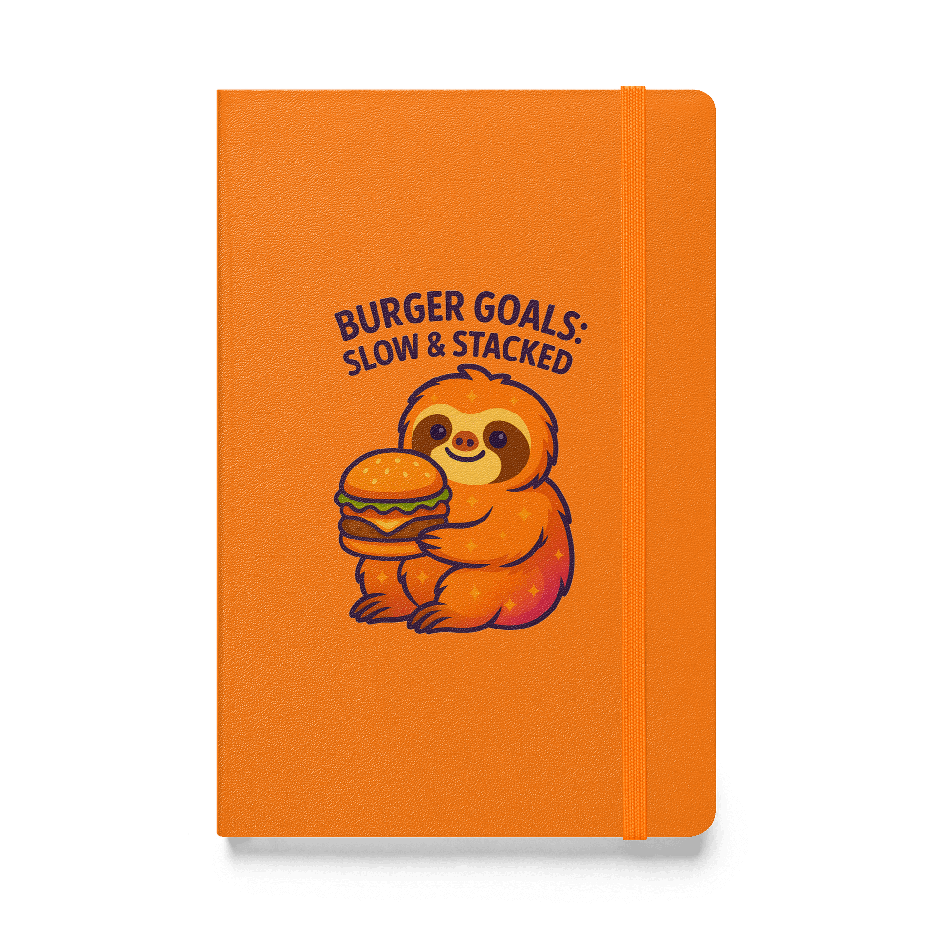 Burger Goals: Slow & Stacked – Funny Sloth Journal | Sloths Having Snacks Collection product image (1)