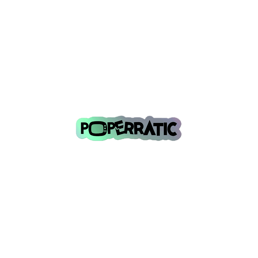 Poperratic Holographic Sticker product image (1)