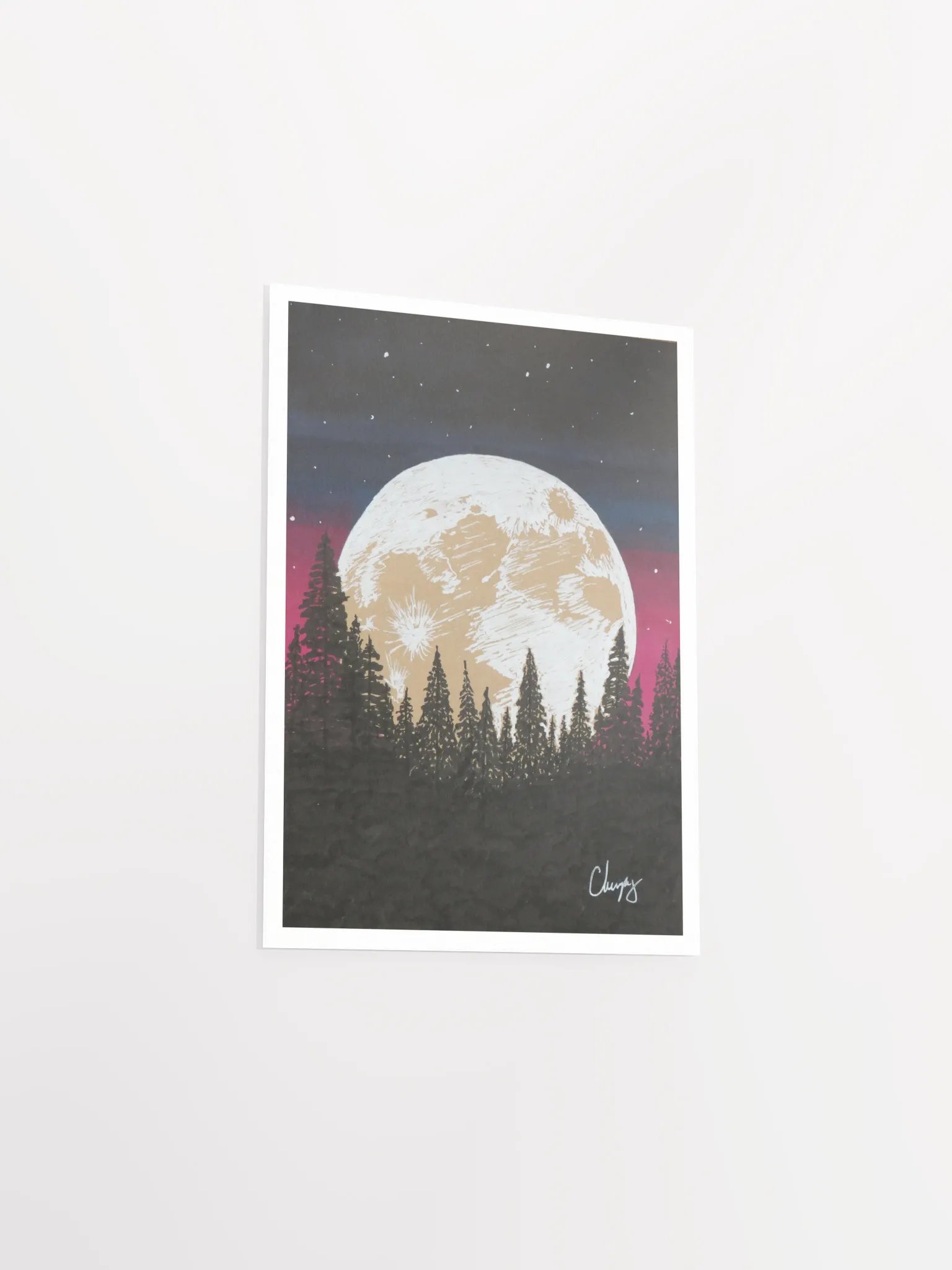 Dusk Moon Print product image (3)