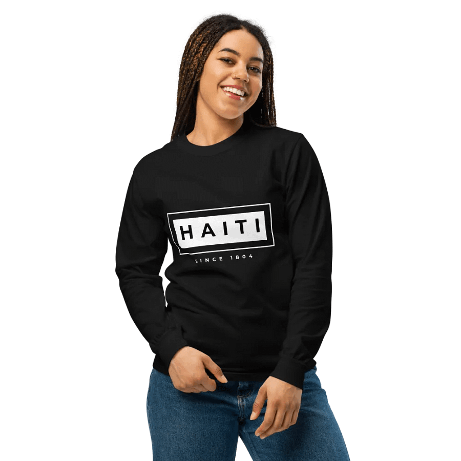 Haiti Inspired Unisex Long Sleeve Shirt product image (9)