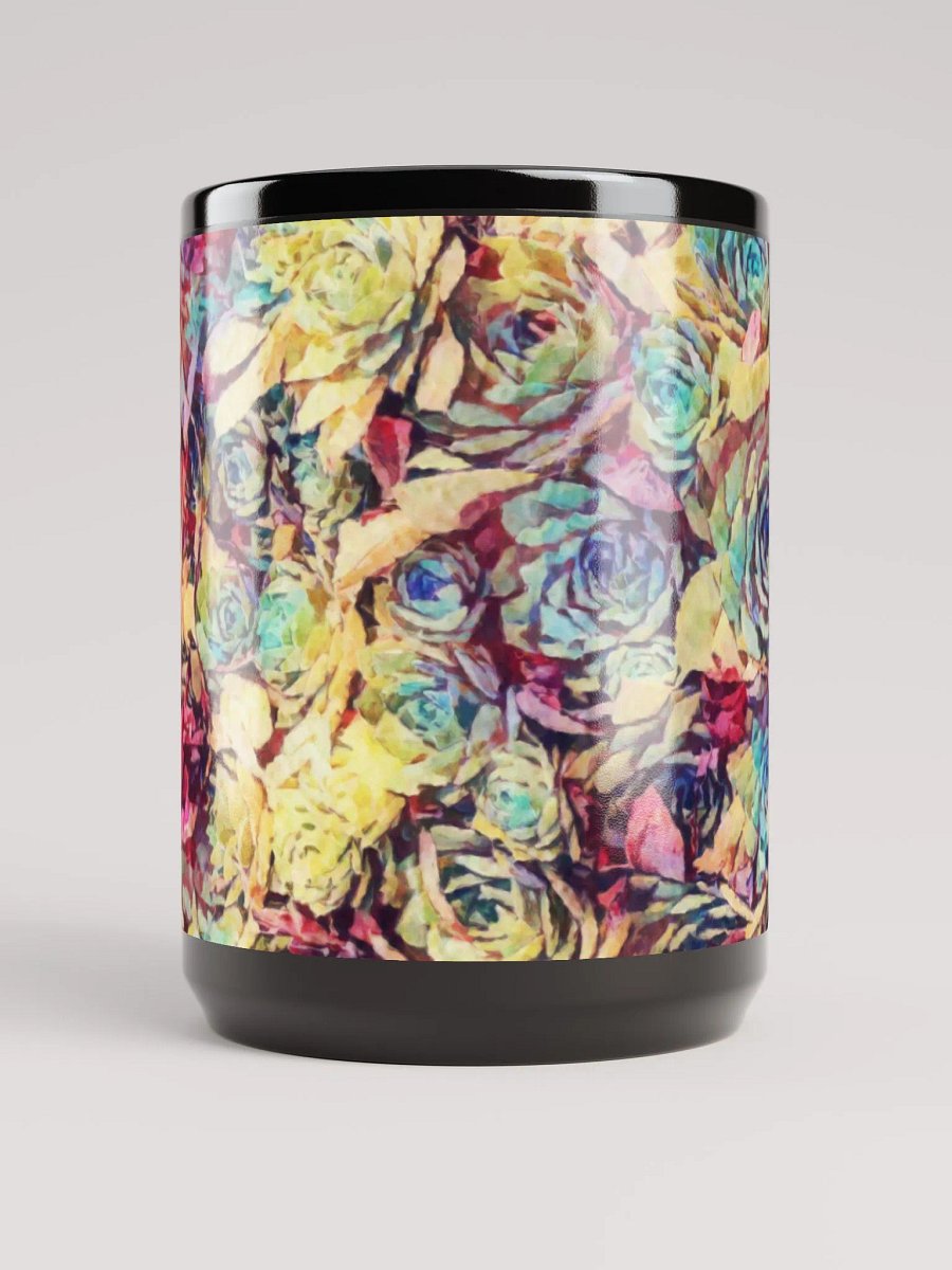 Abstract Graphic | Black Coffee Mug | Symphony Succulent product image (2)
