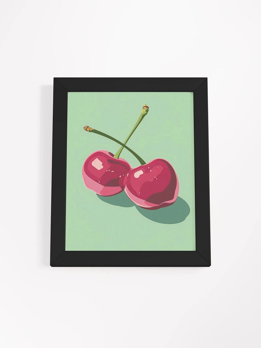 Cherries On Green Background product image (4)