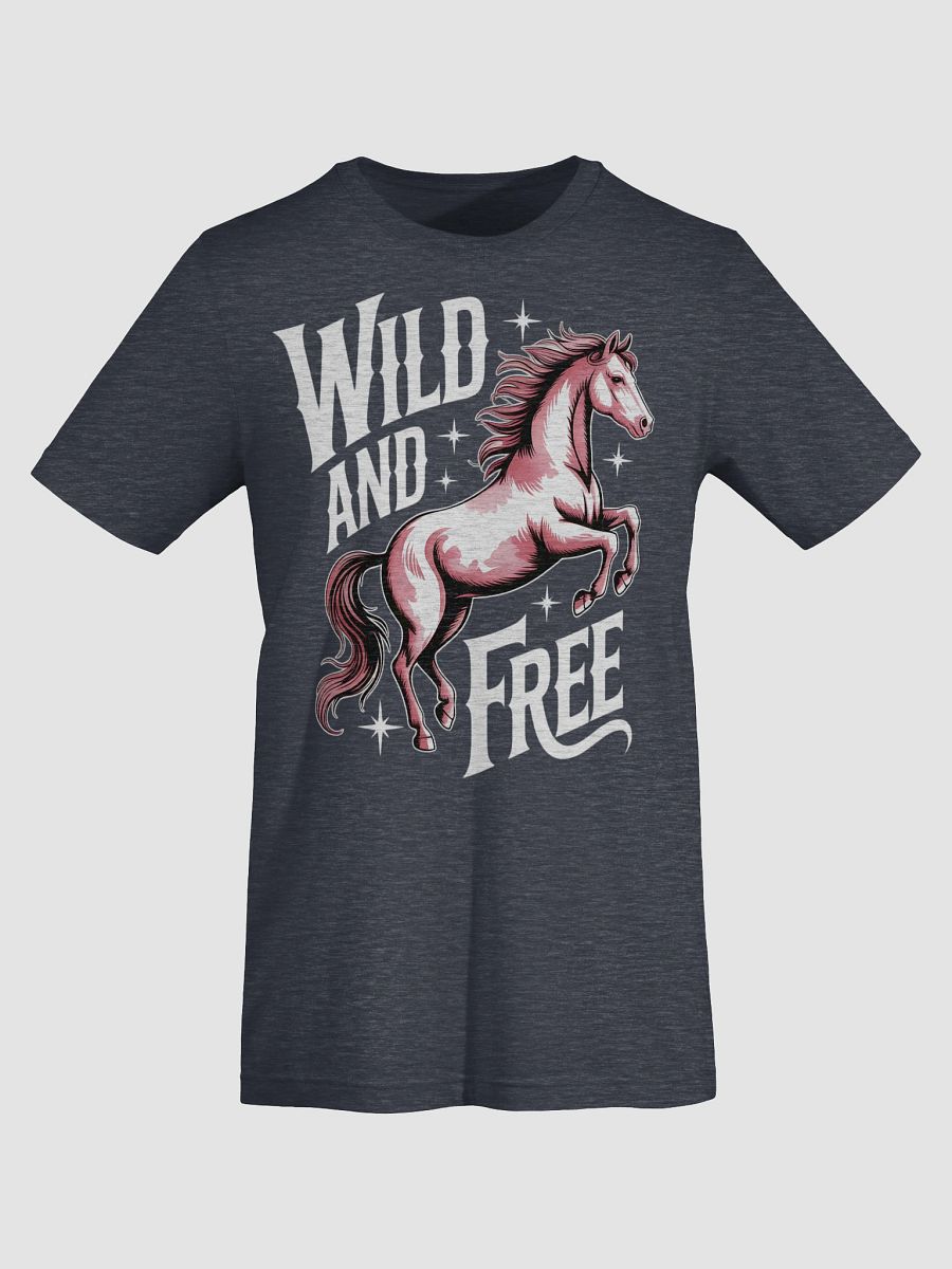 Wild and Free Rearing Horse T-Shirt product image (67)