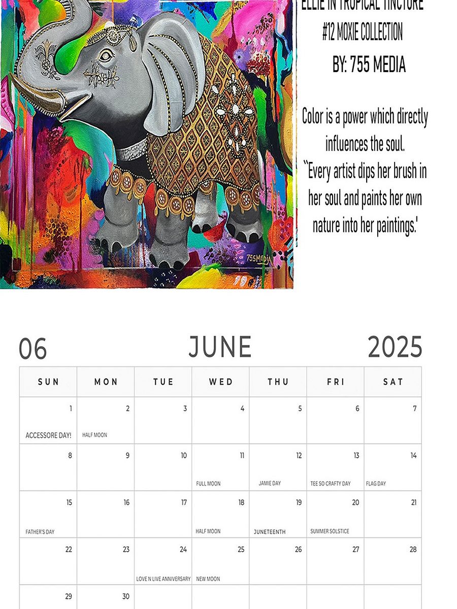 WE THRIVE IN 2025 CALENDAR product image (8)