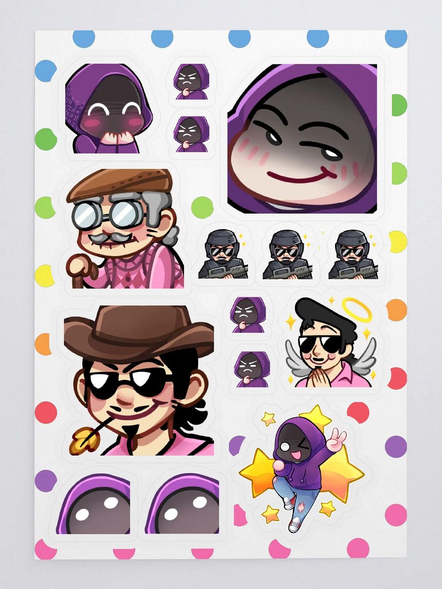 Variety Sticker Sheet 1 product image (3)