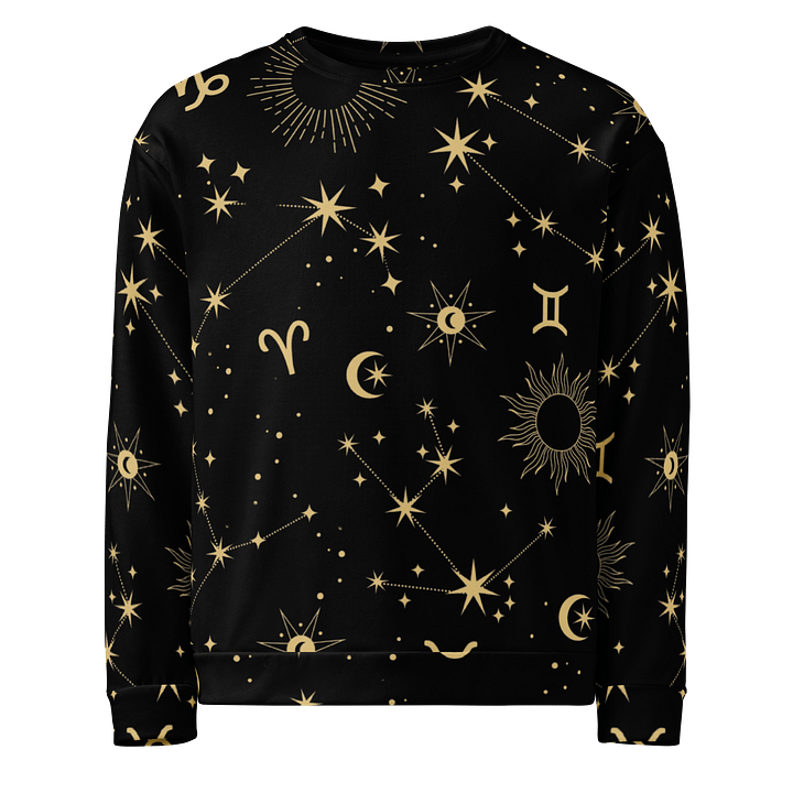 Celestial Zodiac All-Over Print Sweatshirt product image (1)