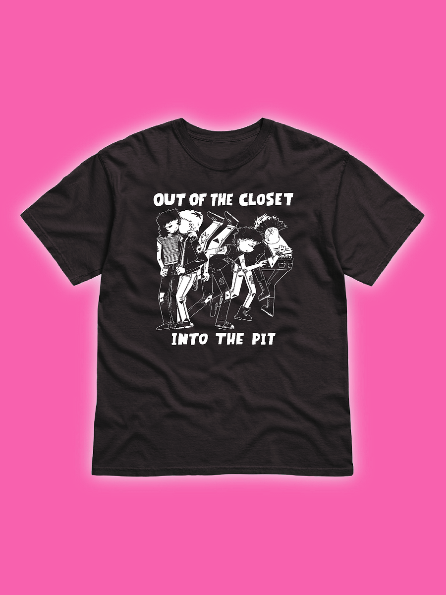 Out of the Closet, Into the Pit Black T-Shirt product image (9)