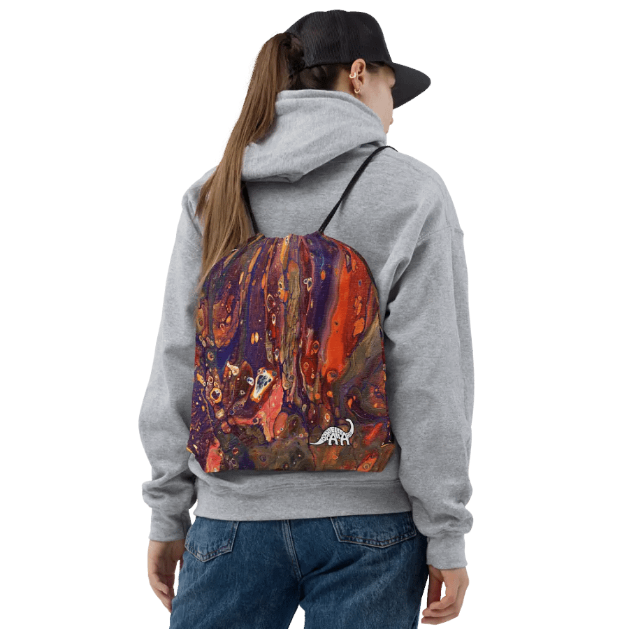 Hyperspace Fluid Acrylic Drawstring Bag product image (2)