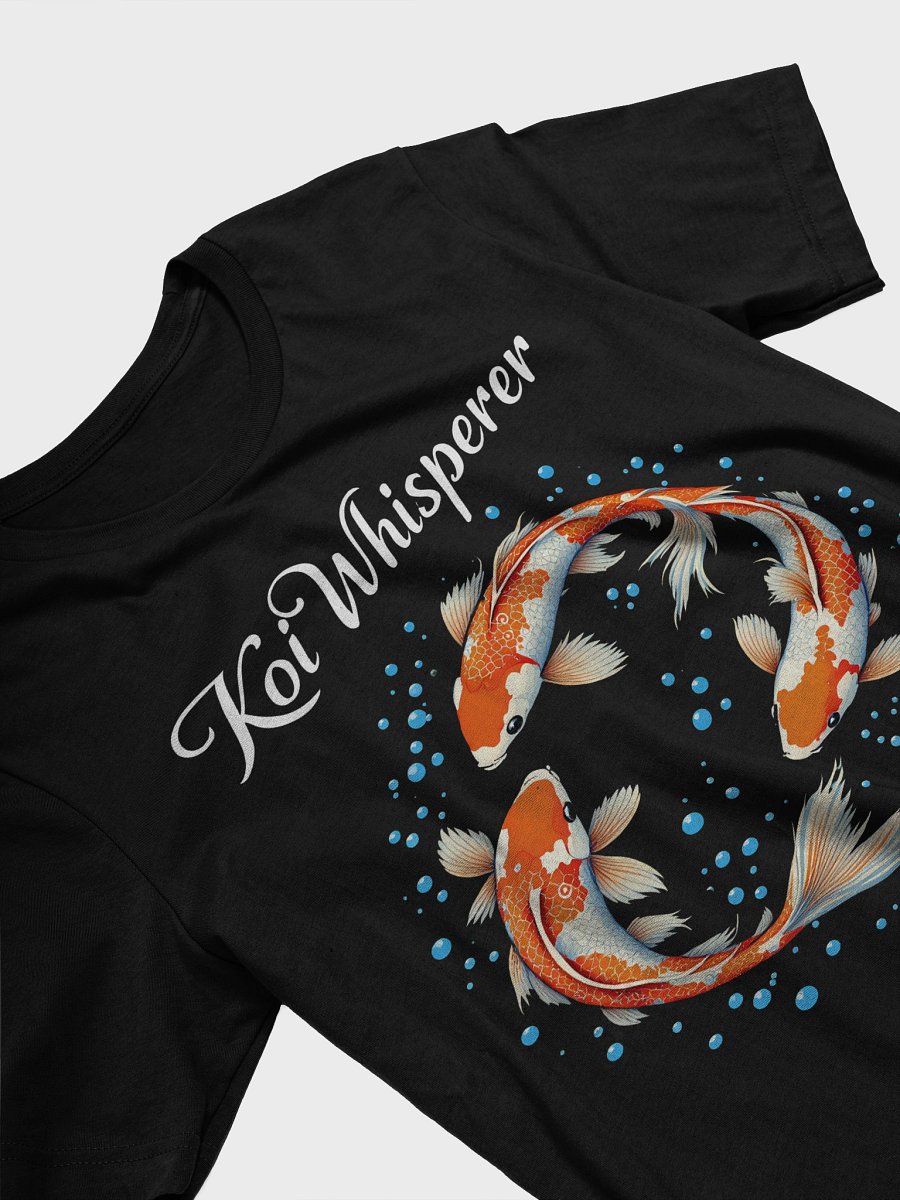 Koi Whisperer T-Shirt for Fish Lovers Cool Koi Fish Pond Keeper Shirt Gift for Men Women Nature Enthusiasts Aquatic Life Tee product image (3)