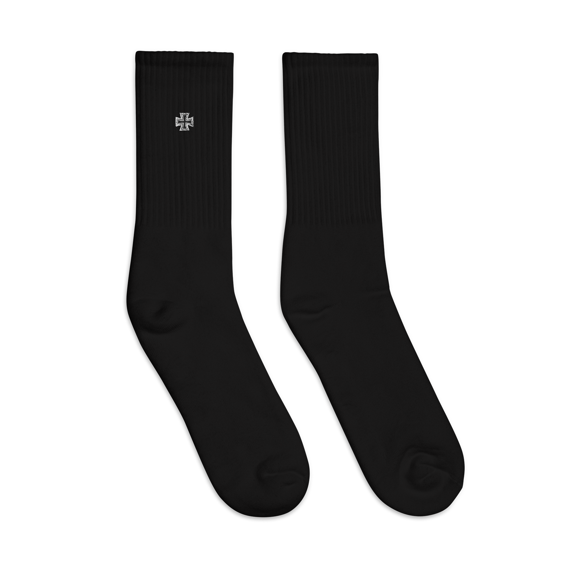 Iron Cross Embroidered Crew Socks product image (5)