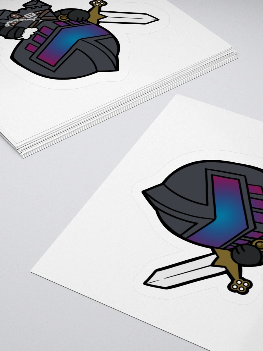 Iridescent Warrior Kiss Cut Stickers product image (11)