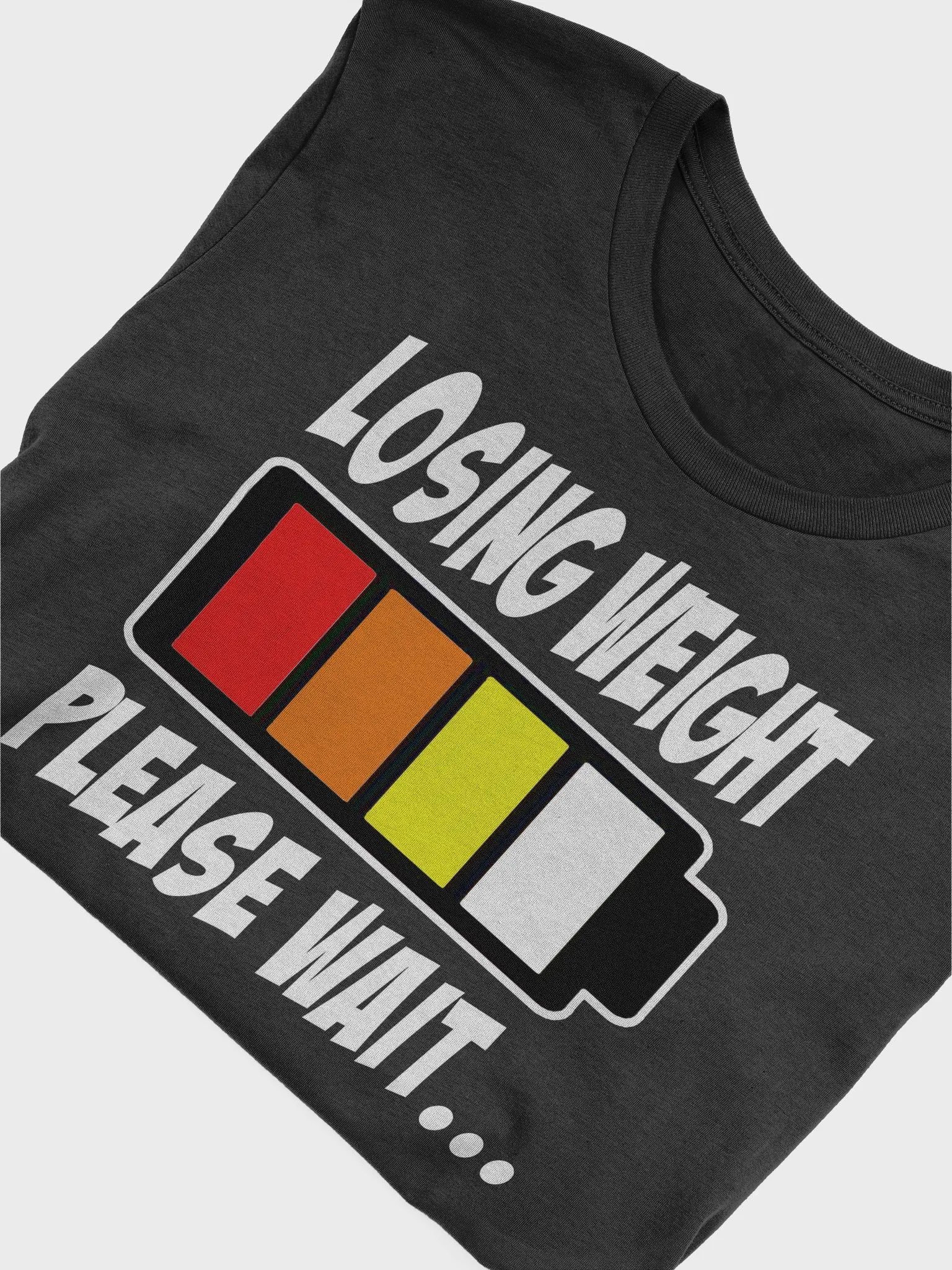 Losing Weight Please Wait Battery T-Shirt product image (15)