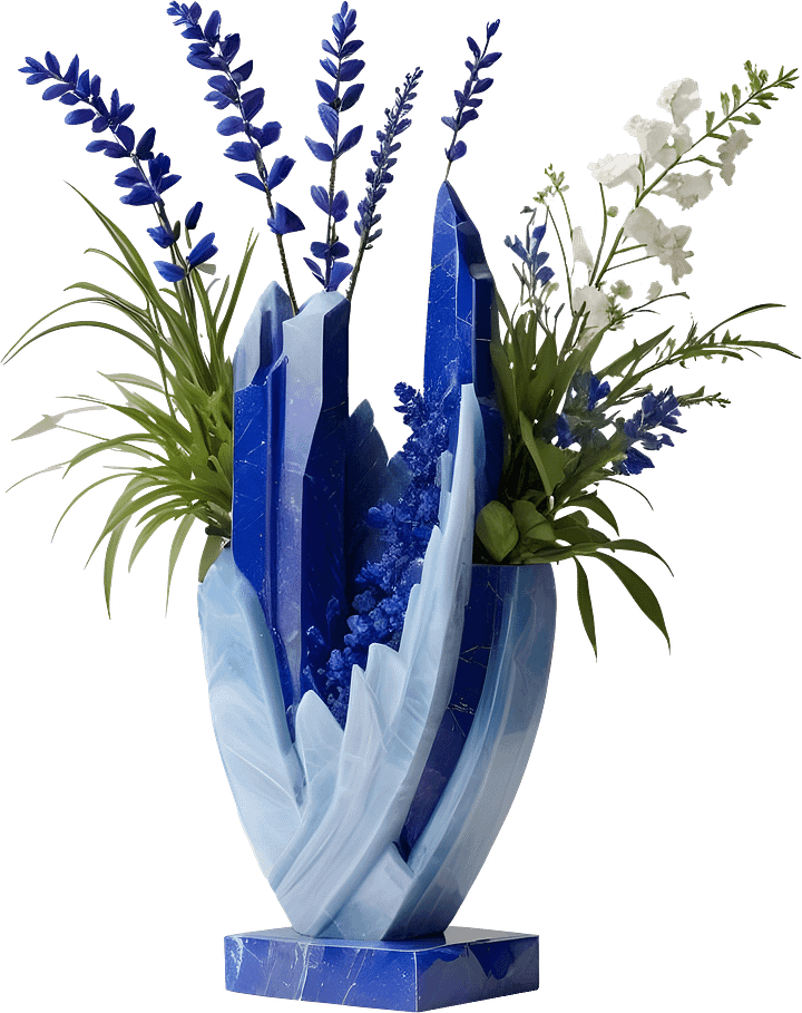 Ocean's Grace – Vase scene creator png product image (1)